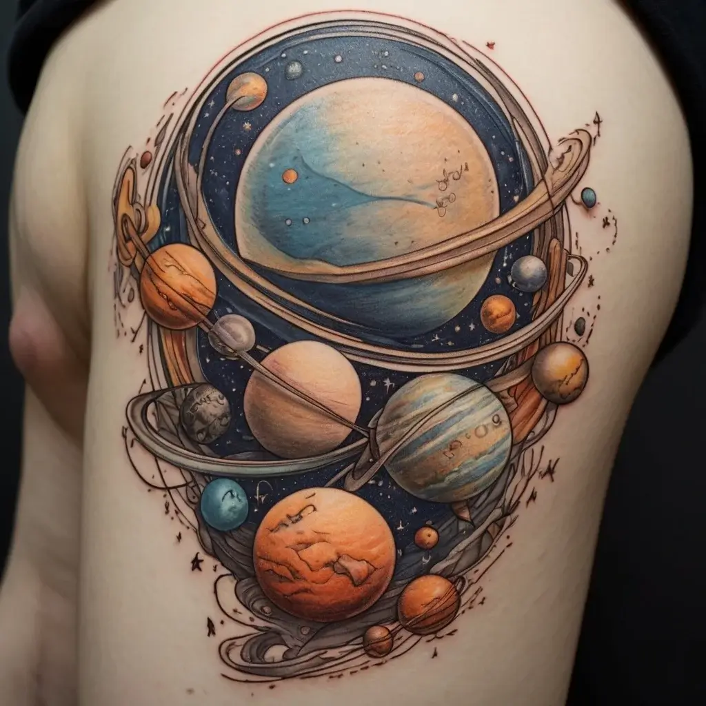 solar system tattoo (26)