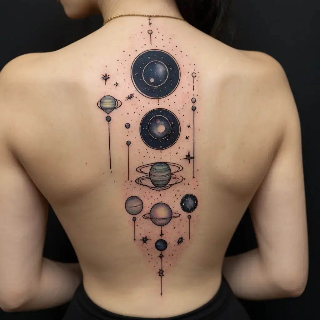 solar system tattoo (5)