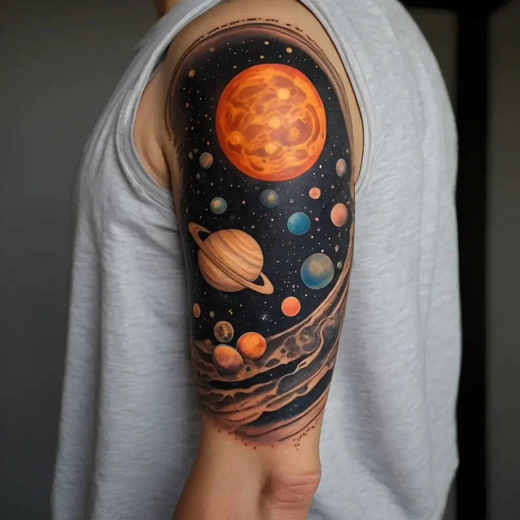 solar system tattoo (59)