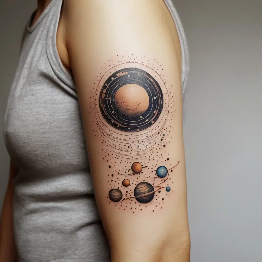 solar system tattoo (9)