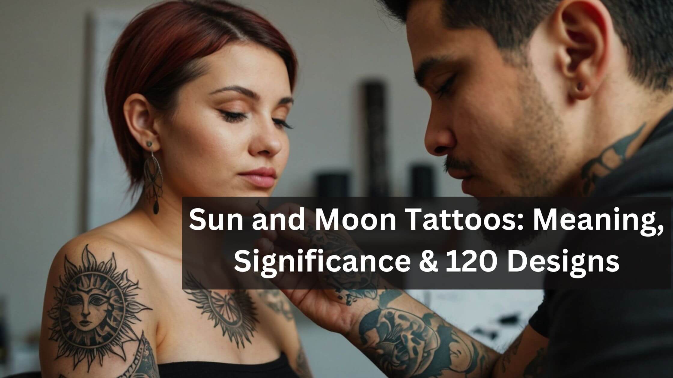 sun and moon tattoos