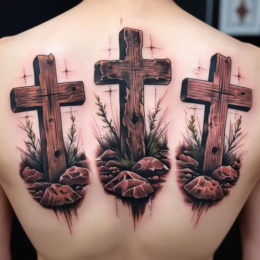 three cross tattoo (11)