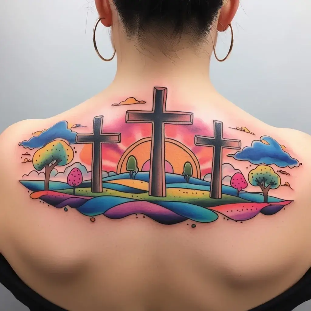 three cross tattoo (12)