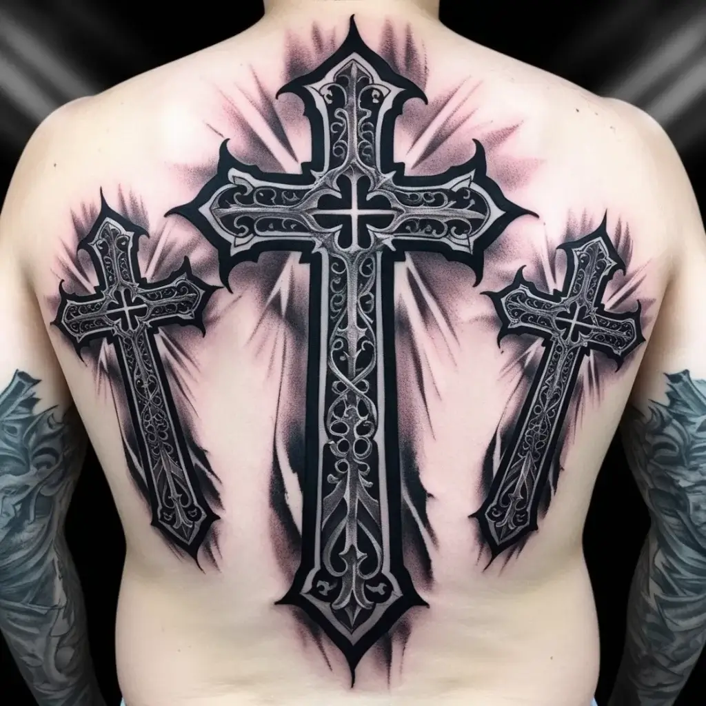 three cross tattoo (14)