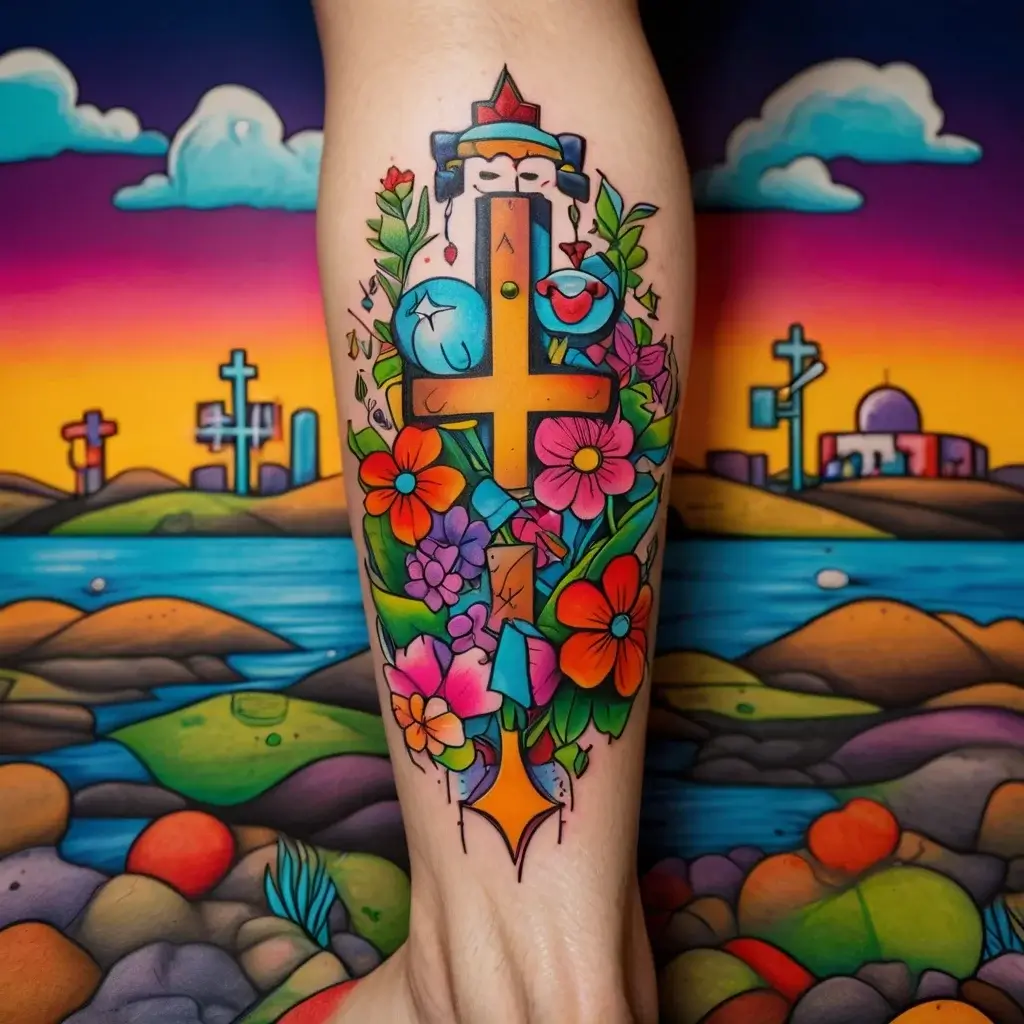 three cross tattoo (24)