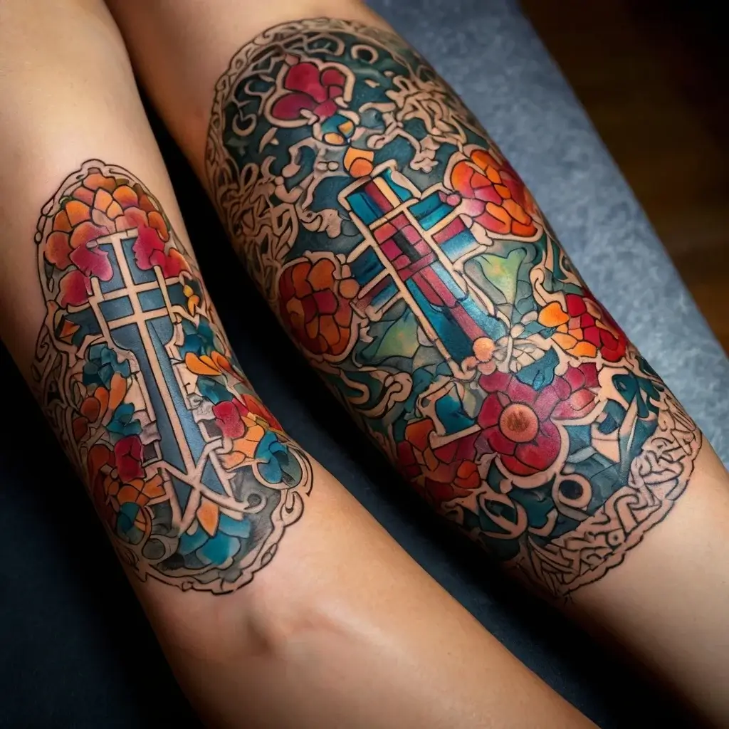 three cross tattoo (25)