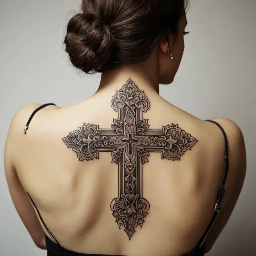 three cross tattoo (40)