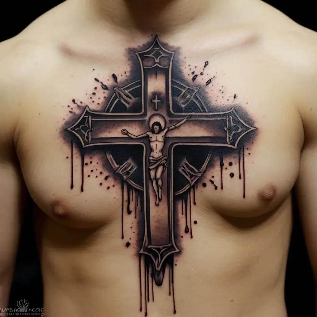 three cross tattoo (42)