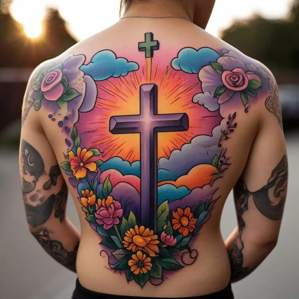 three cross tattoo (44)