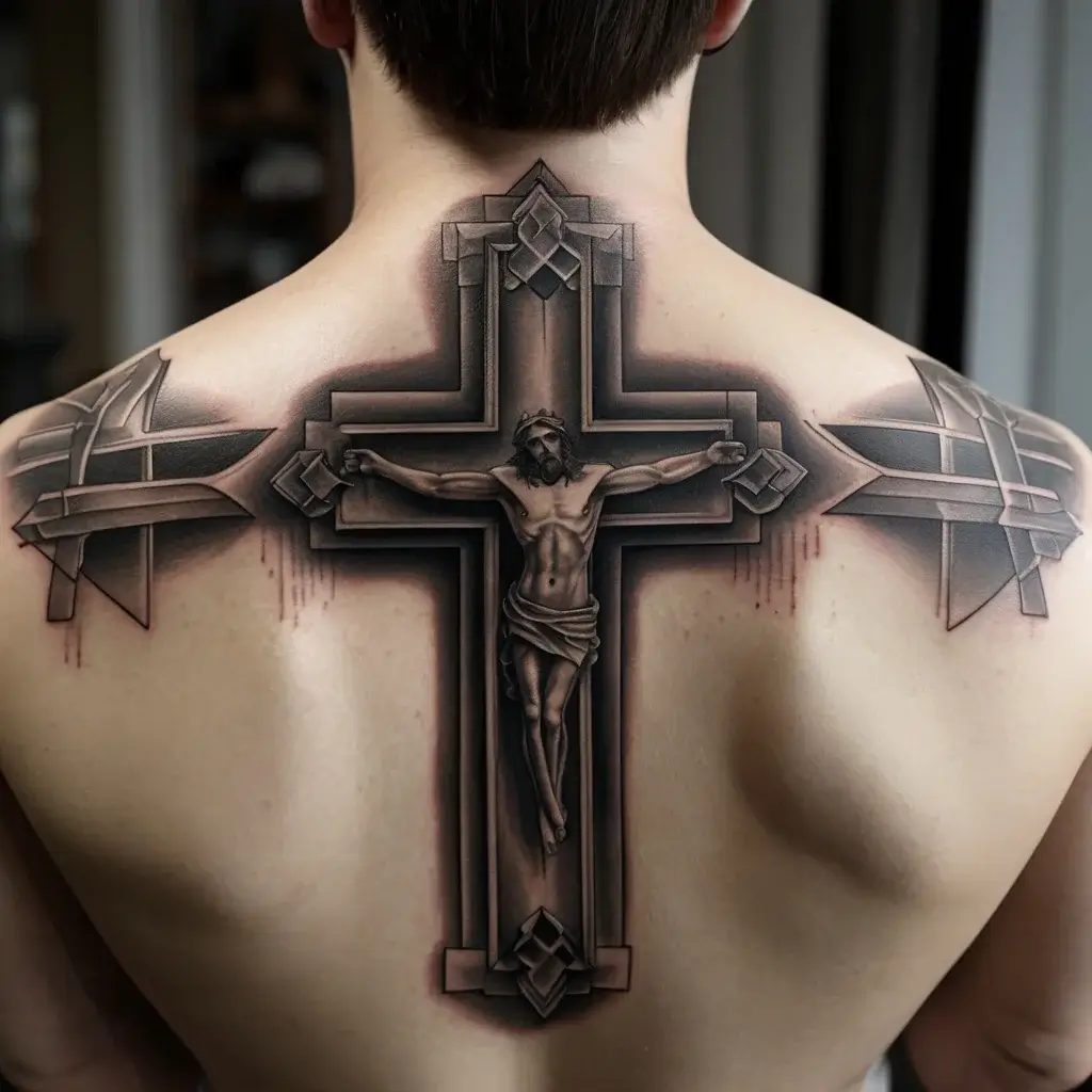 three cross tattoo (50)