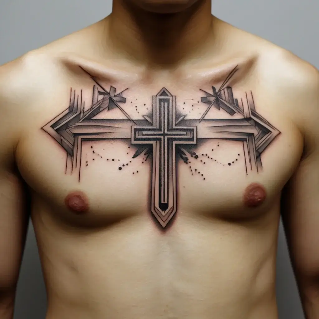 three cross tattoo (70)