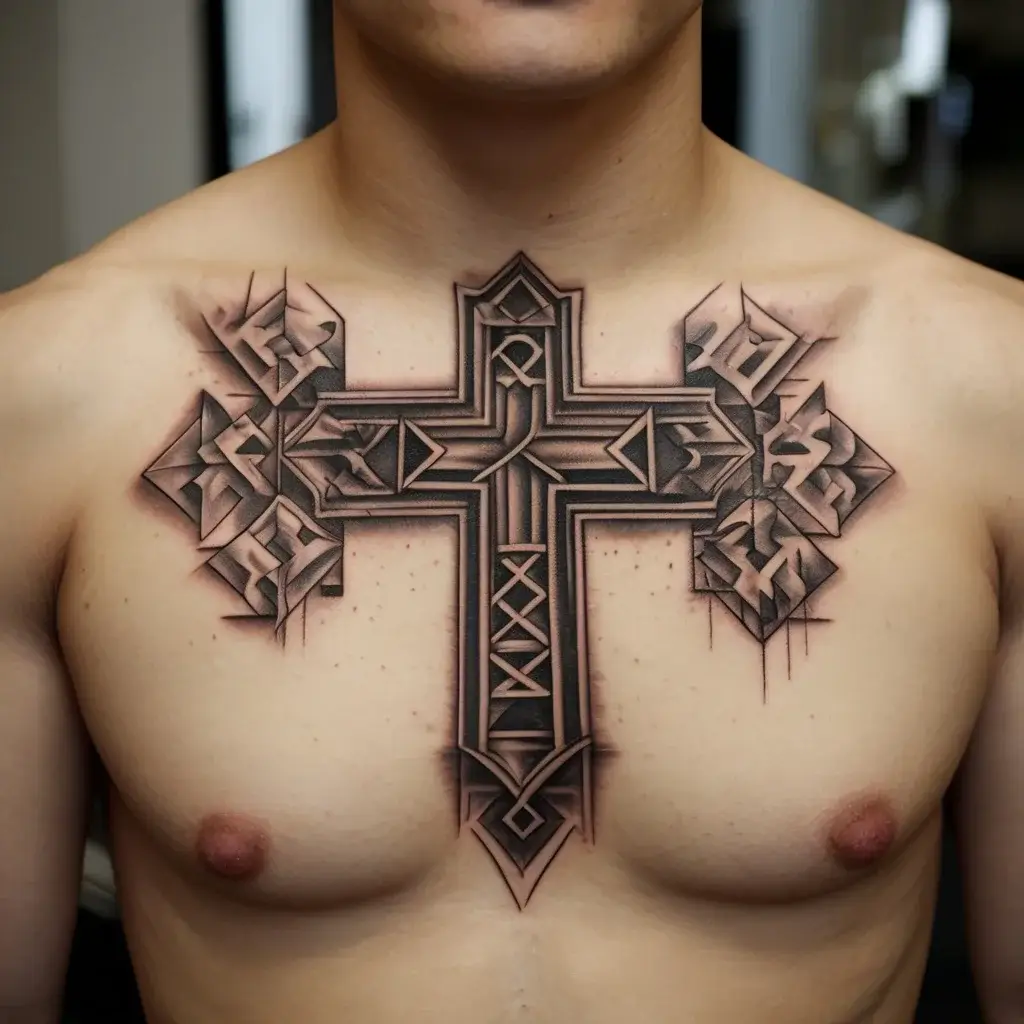 three cross tattoo (71)