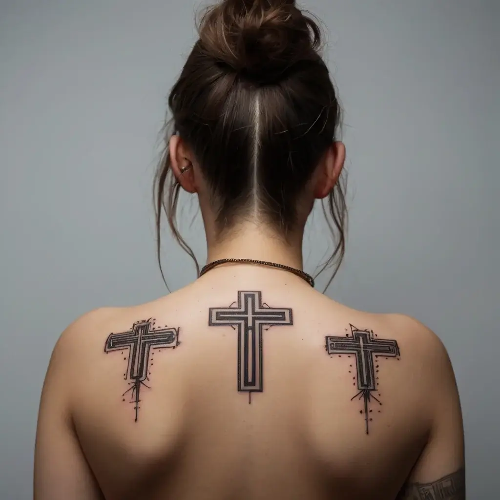 three cross tattoo (9)