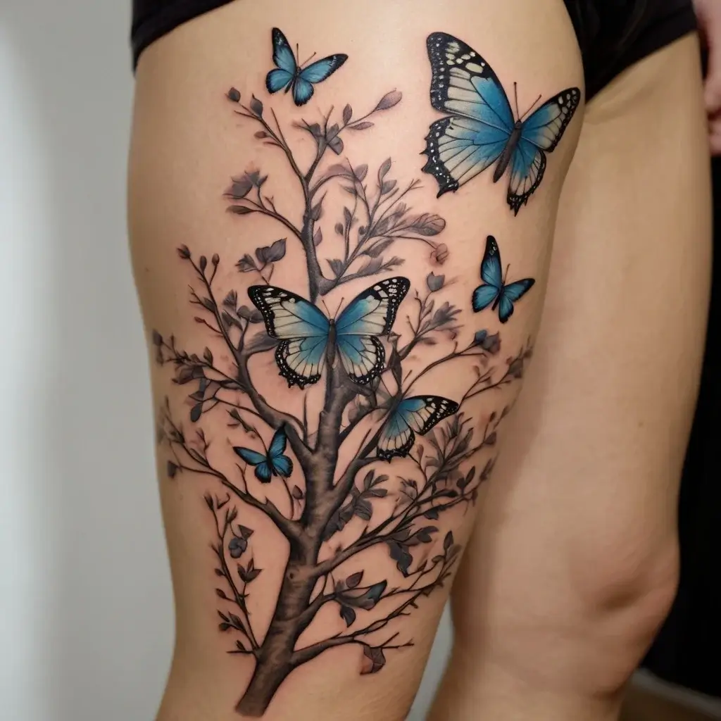 tree leg tattoo (19)