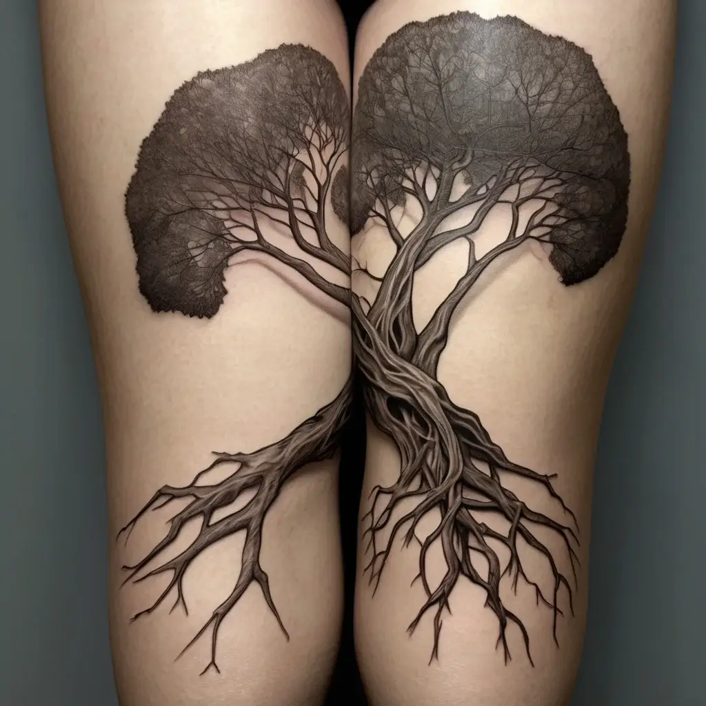 tree leg tattoo (20)