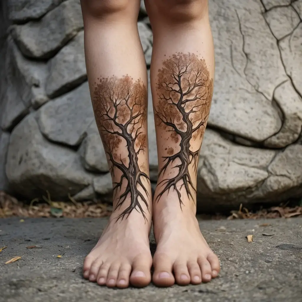 tree leg tattoo (26)