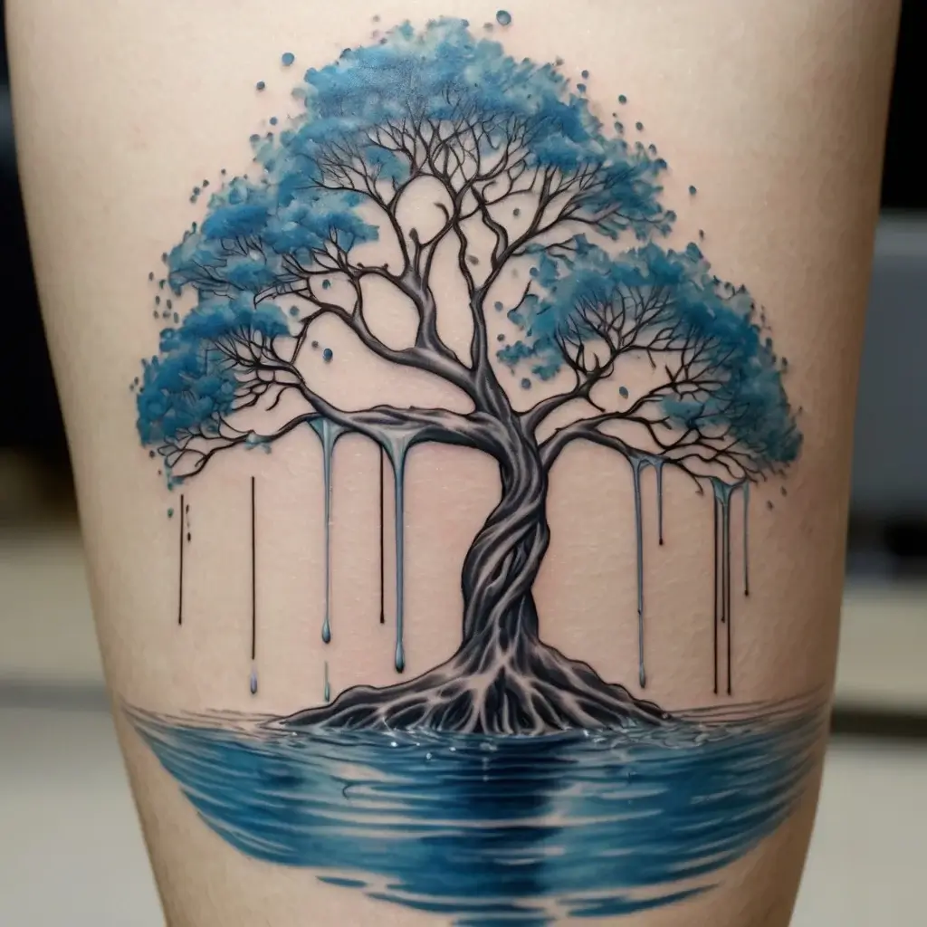 tree leg tattoo (29)