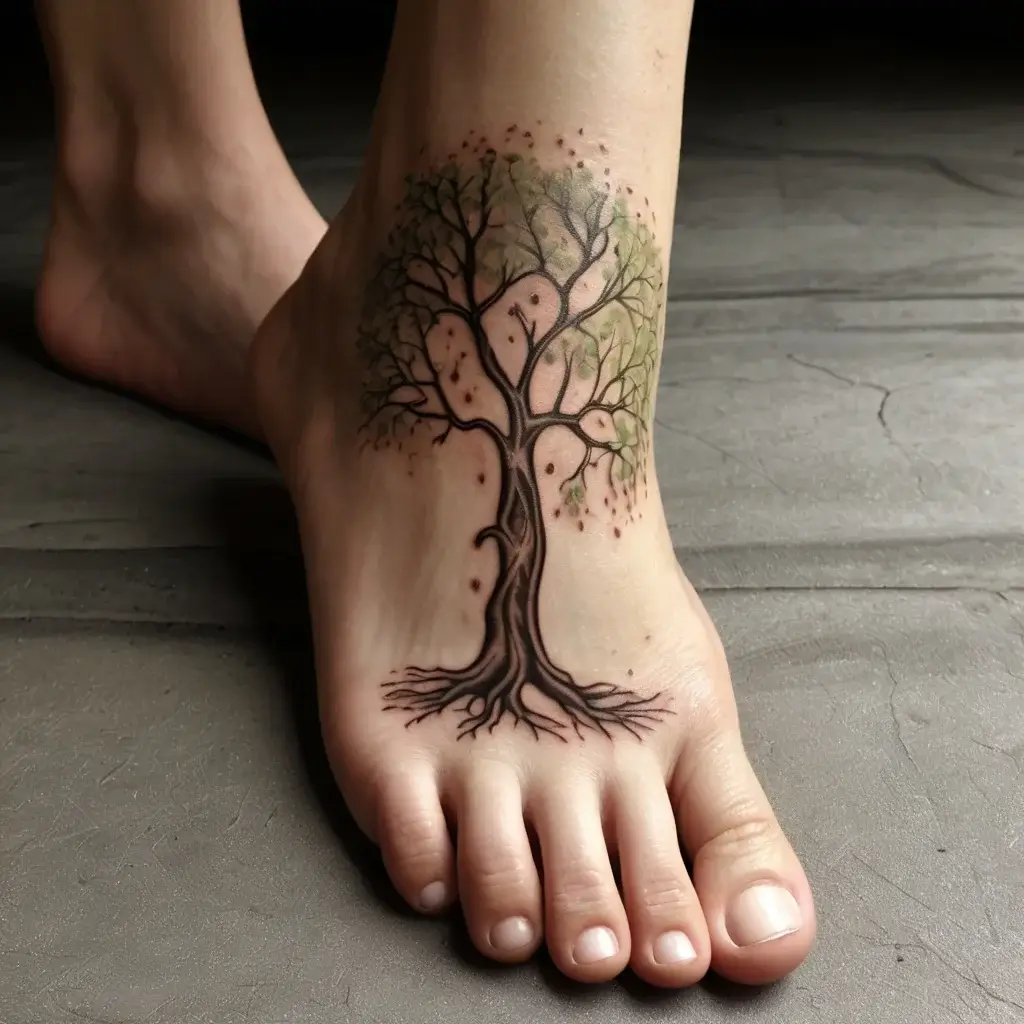 tree leg tattoo (33)