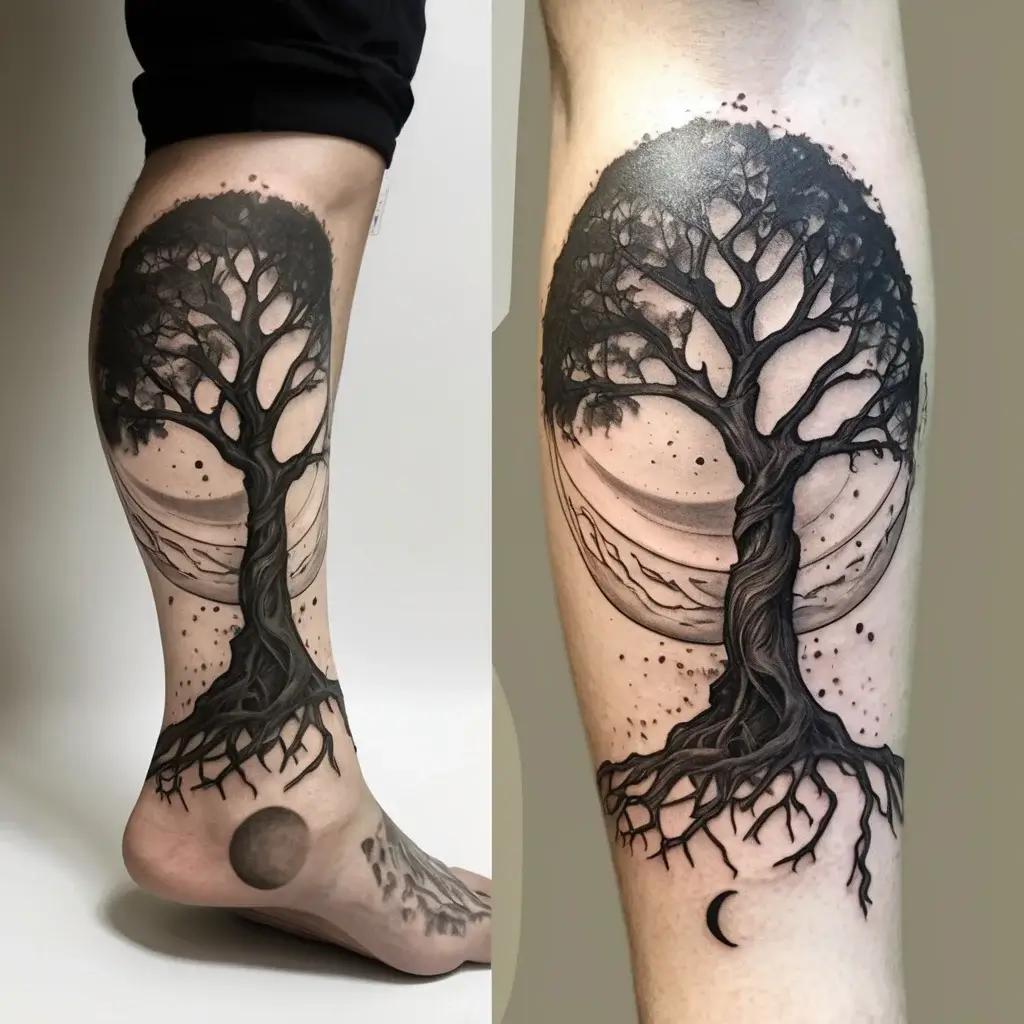 tree leg tattoo (34)