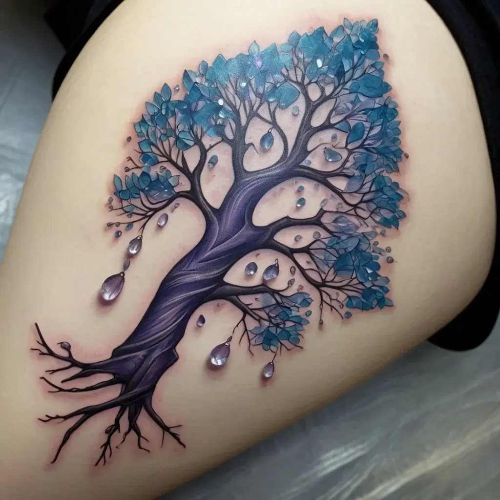 tree leg tattoo (35)