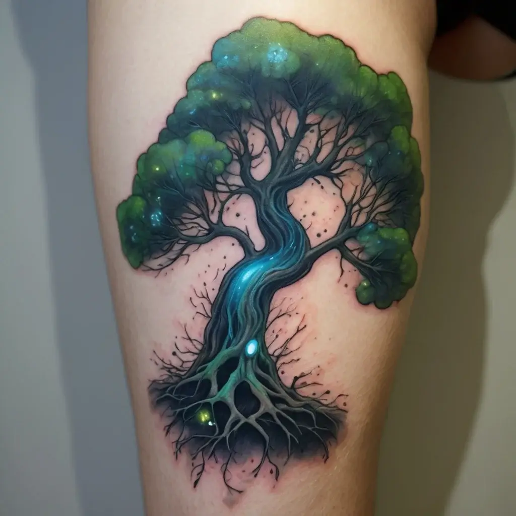 tree leg tattoo (37)