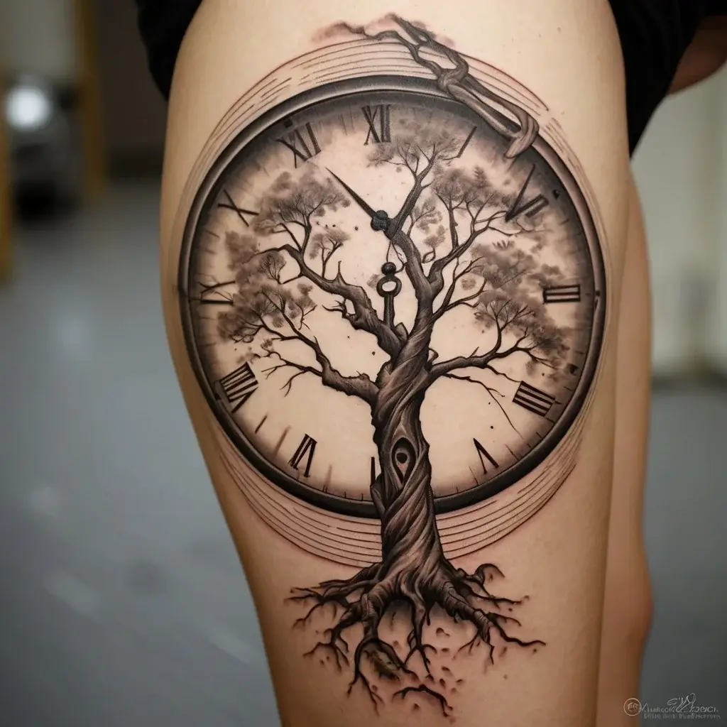 tree leg tattoo (41)