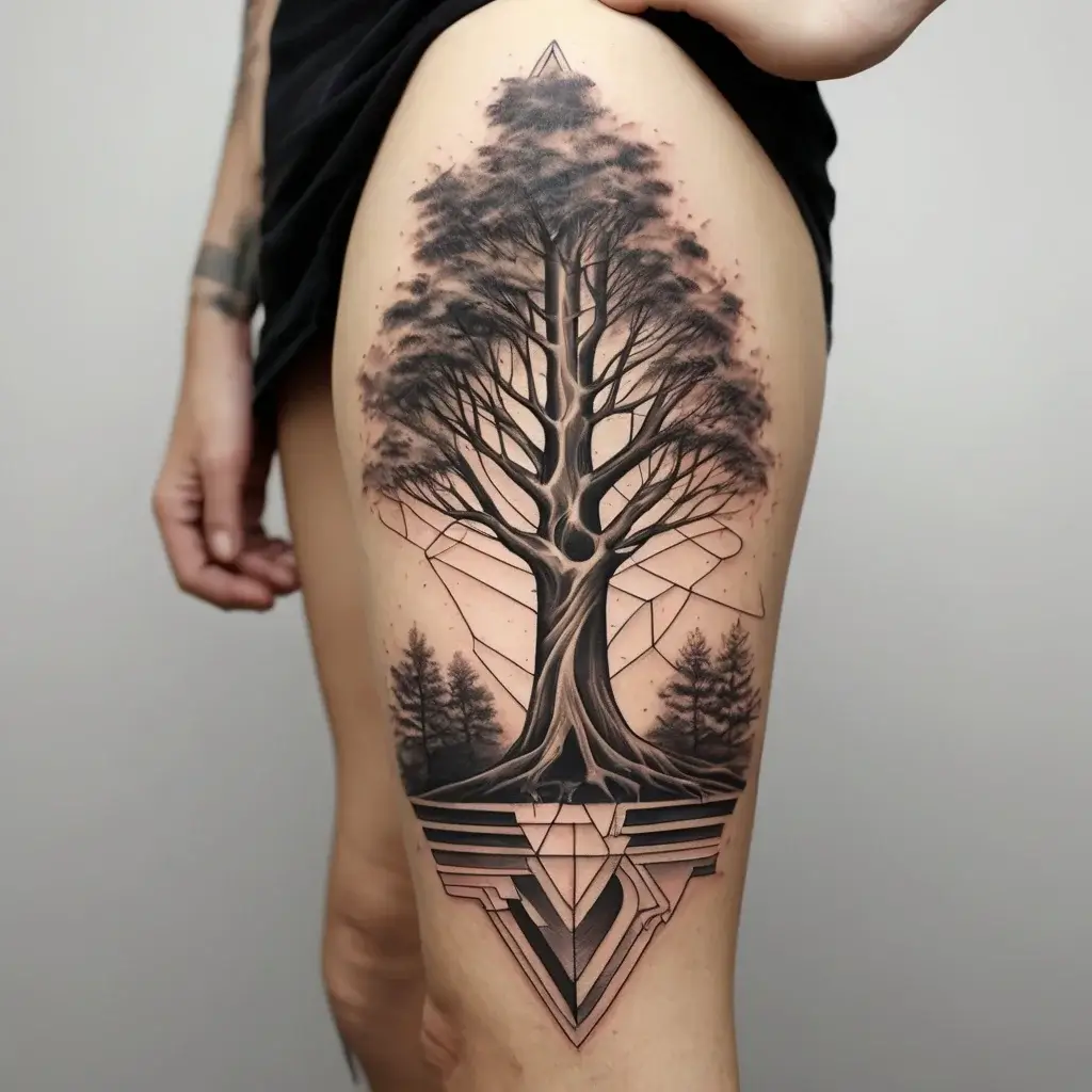 tree leg tattoo (45)