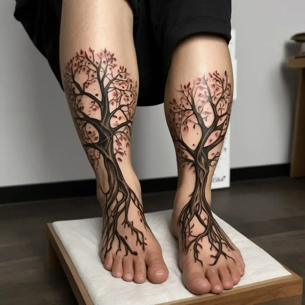 tree leg tattoo (51)