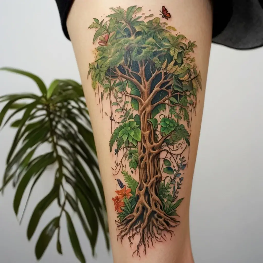 tree leg tattoo (53)