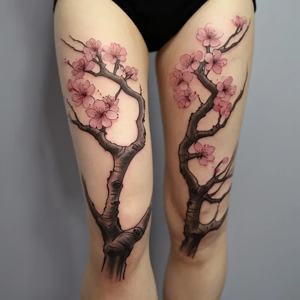 tree leg tattoo (57)