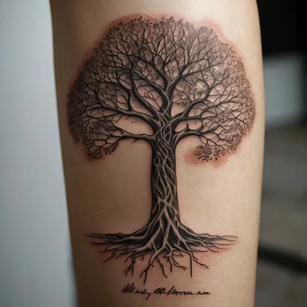 tree leg tattoo (63)