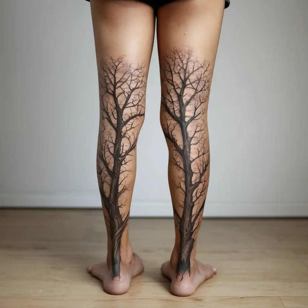 tree leg tattoo (64)