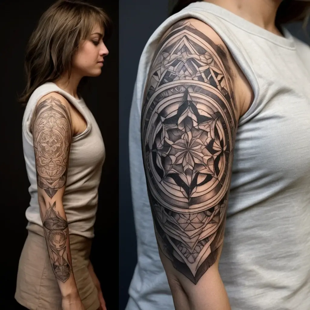 Feminine Sacred Geometry Tattoo (15)