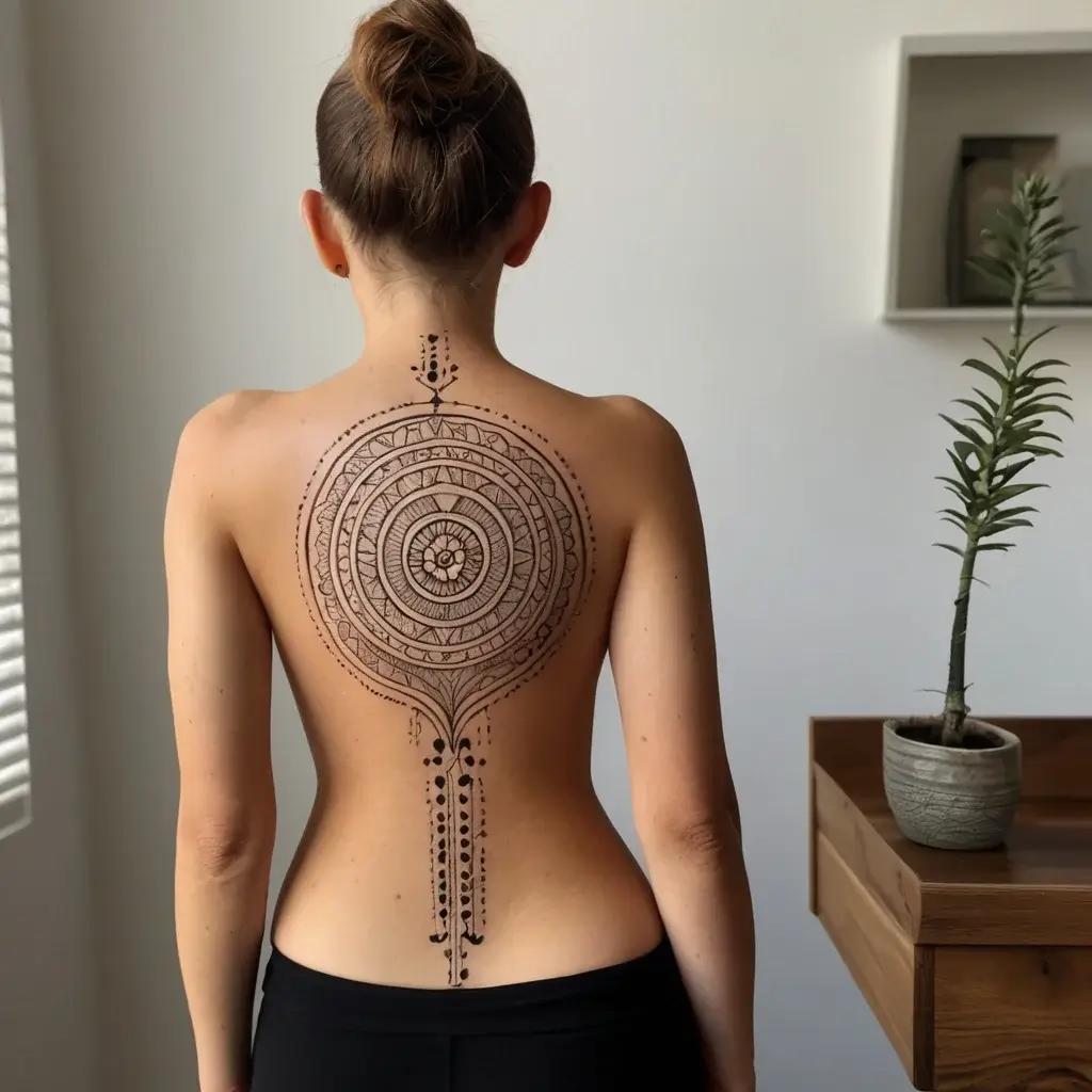 Feminine Sacred Geometry Tattoo (2)