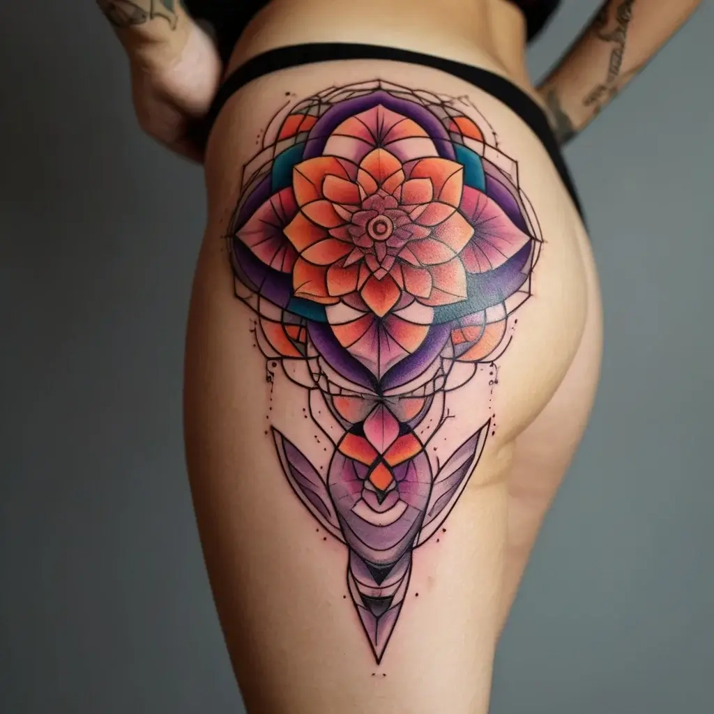 Feminine Sacred Geometry Tattoo (35)