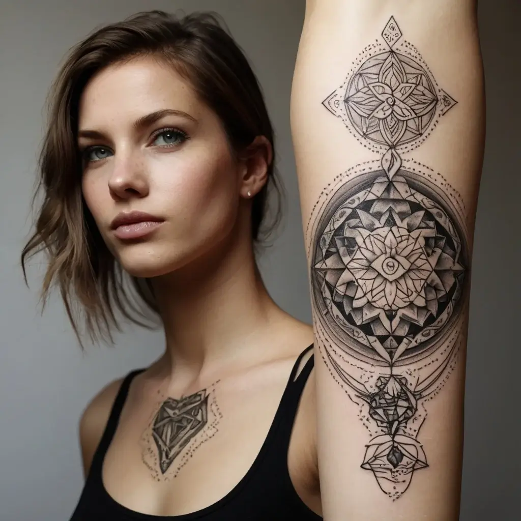 Feminine Sacred Geometry Tattoo (38)