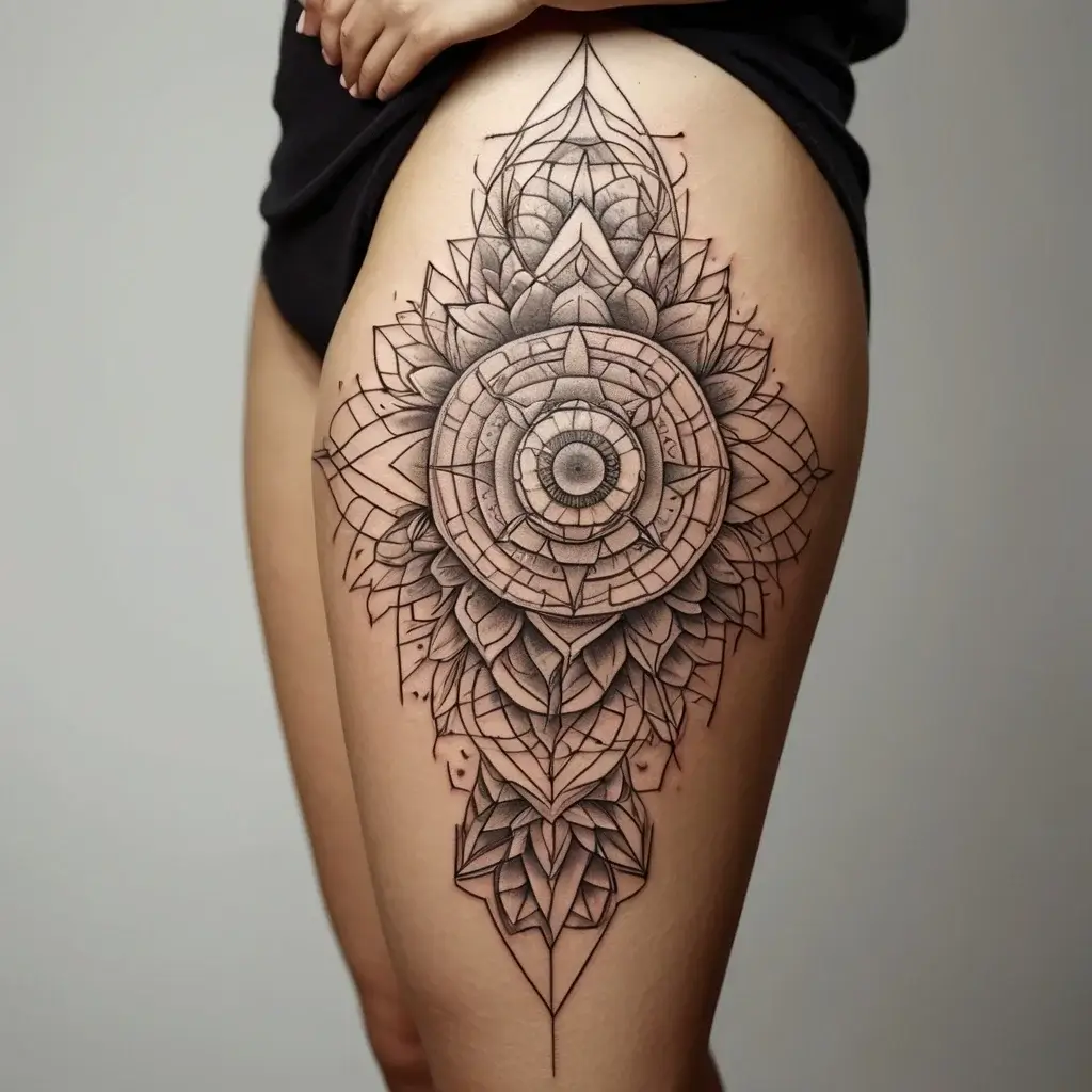 Feminine Sacred Geometry Tattoo (46)