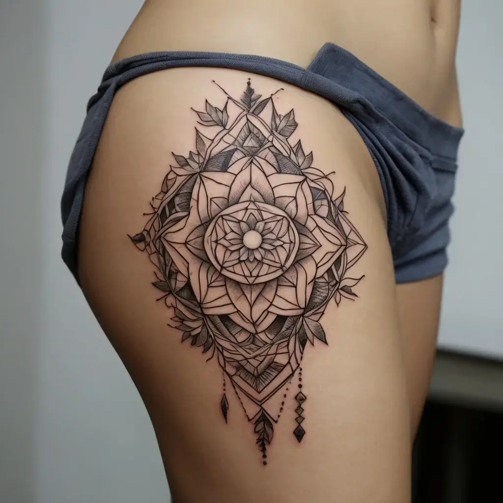 Feminine Sacred Geometry Tattoo (47)