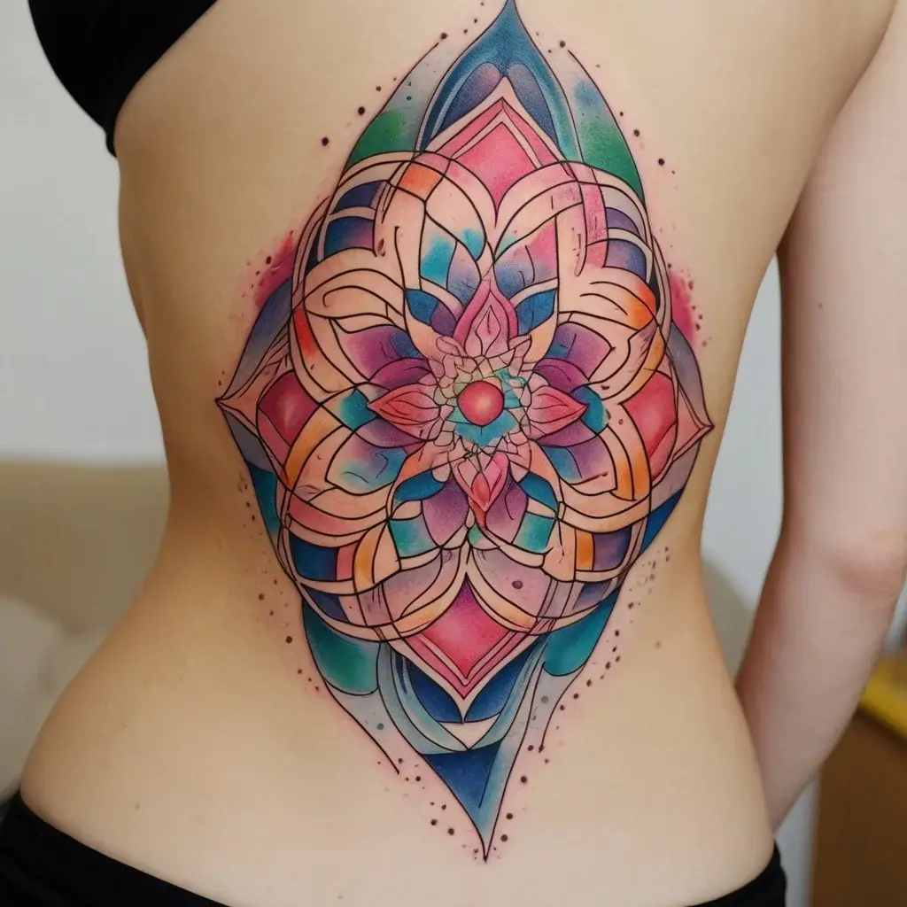 Feminine Sacred Geometry Tattoo (50)