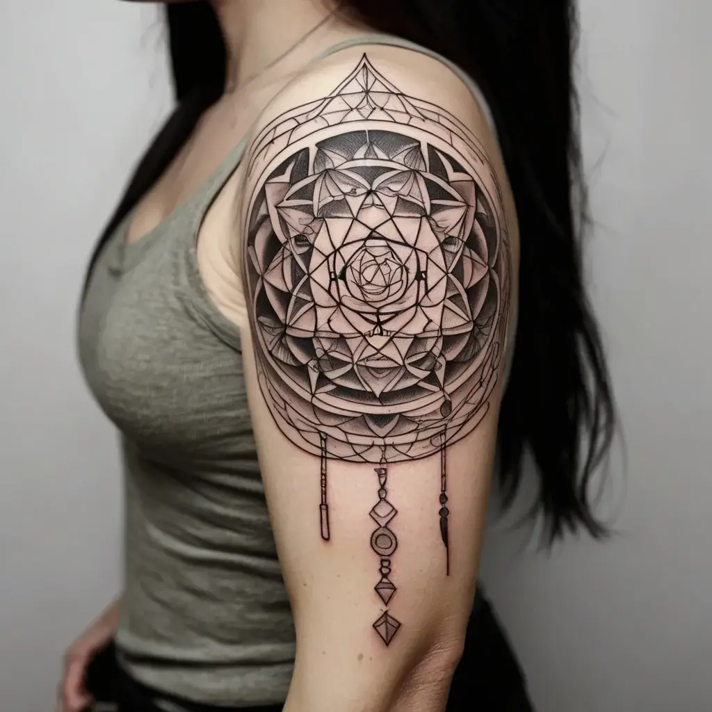 Feminine Sacred Geometry Tattoo (6)