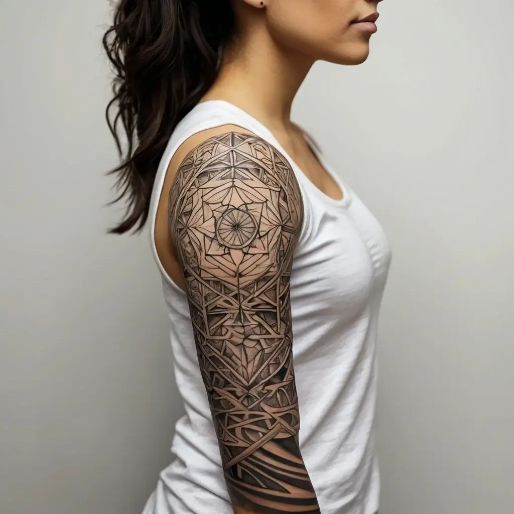 Feminine Sacred Geometry Tattoo (7)