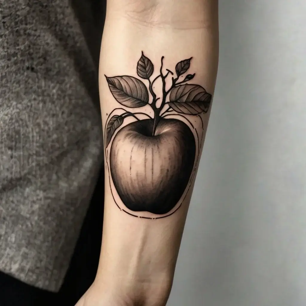 Apple Tattoos Meaning Symbolism 128 Designs HBTat2 Apple Tattoos Meaning Symbolism 128 Designs HBTat2