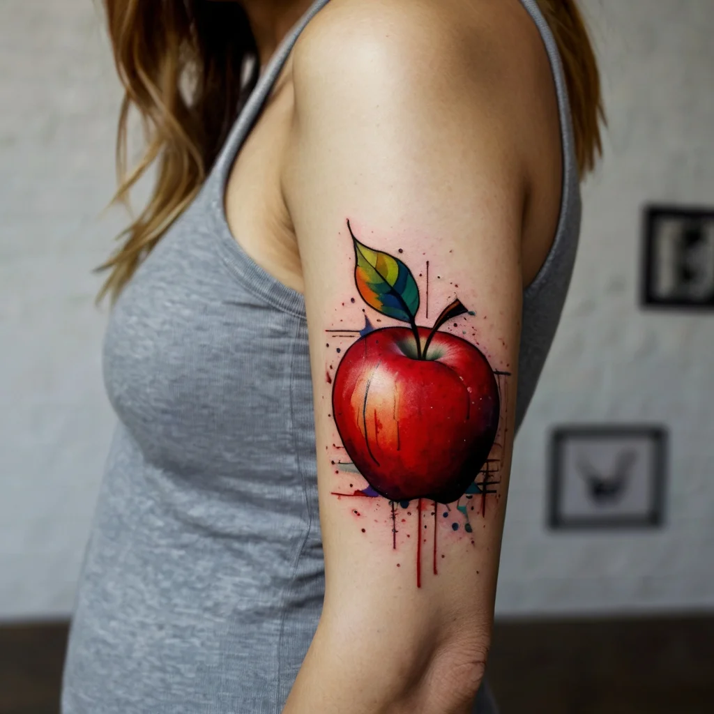 apple tattoos (50)