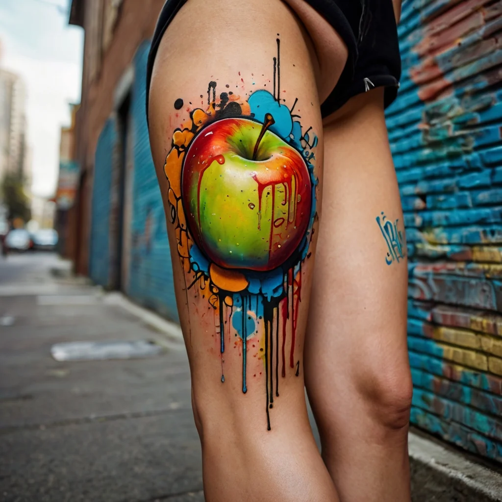 apple tattoos (70)