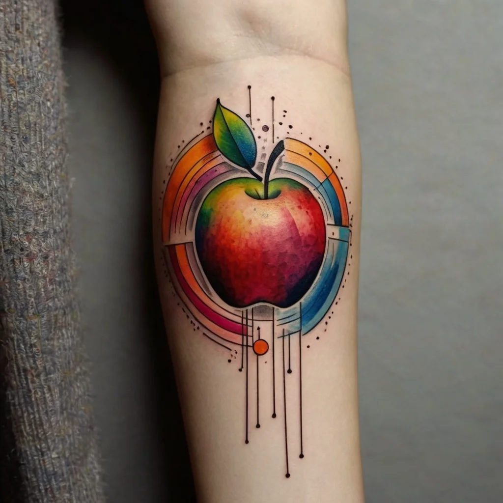 apple tattoos (75)