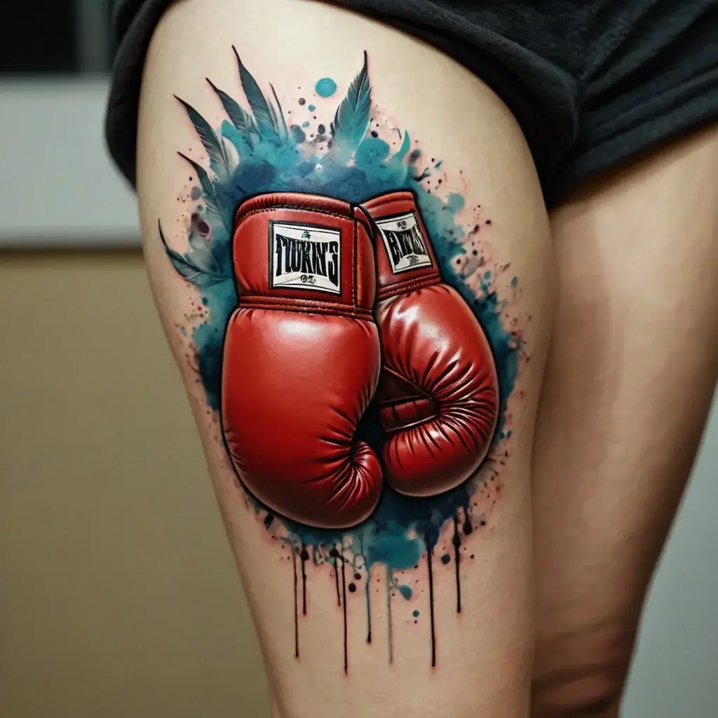 boxing gloves tattoos (28)