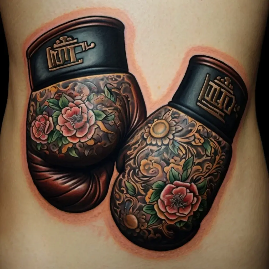 boxing gloves tattoos (29)