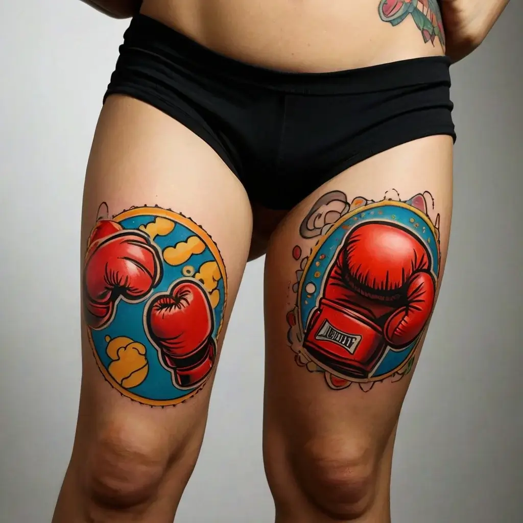 boxing gloves tattoos (53)