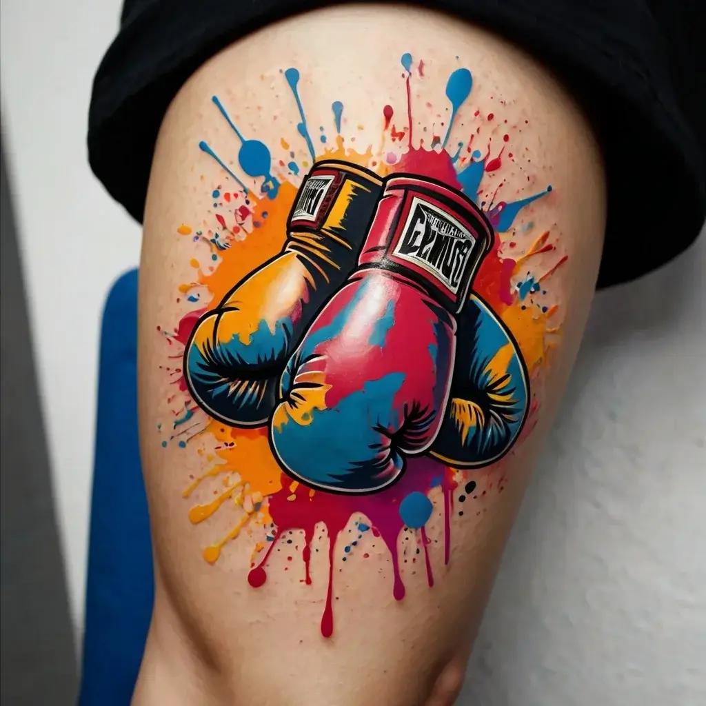 boxing gloves tattoos (57)