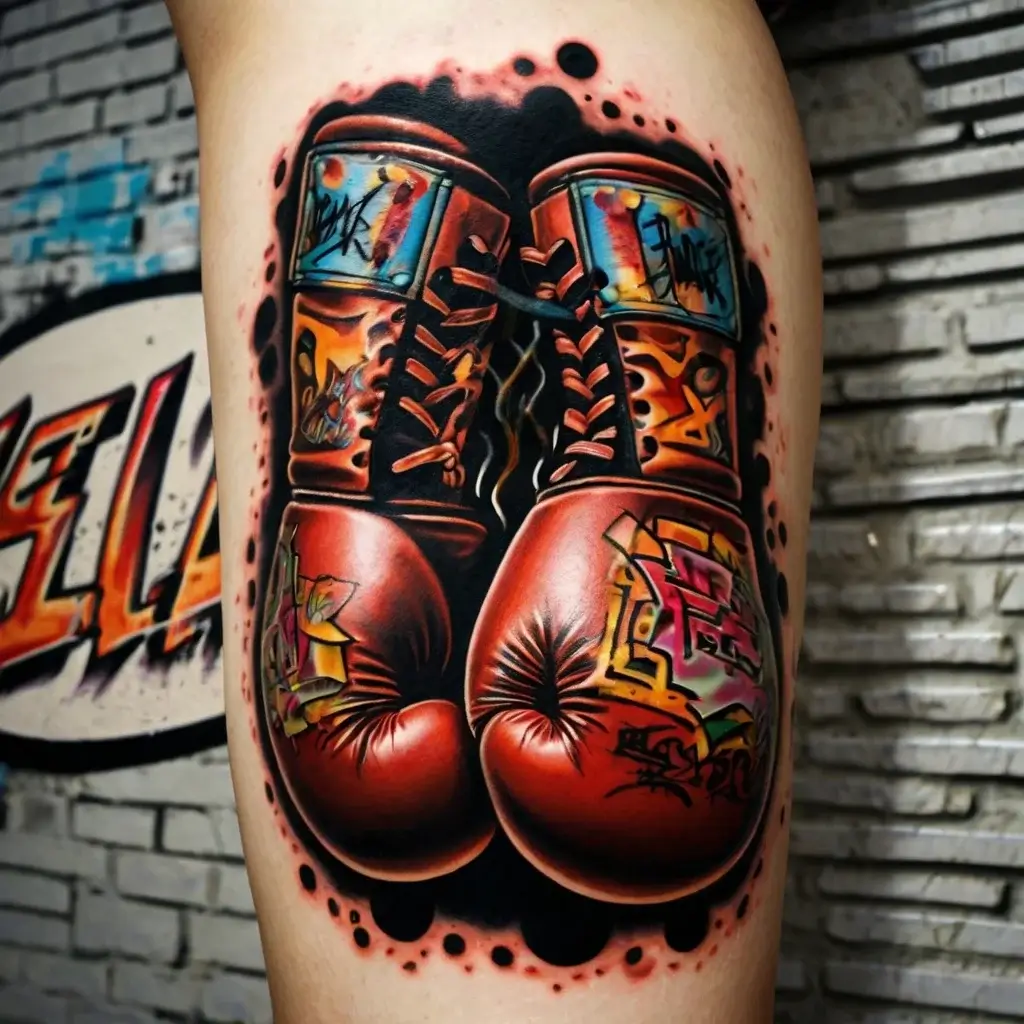 boxing gloves tattoos (62)